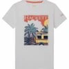 Hackett London Beach Scene - Camiseta Estampada - White