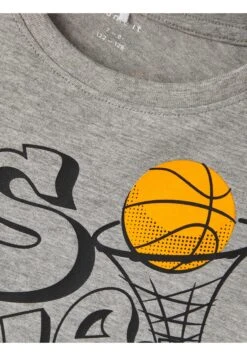 NAME IT Nkmjac Nba Ss Top Ous - Camiseta Estampada - Grey -Ropa Ventas 209915cb0b9f474288acbe5ad62a922e