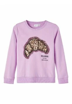 NAME IT Nkflamaria Ls Light Unb - Sudadera - Violet Tulle