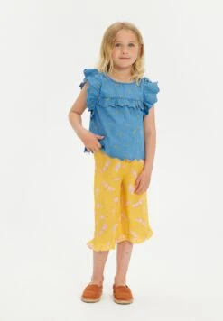 Sgflorin Chambray - Blusa - Blue Denim