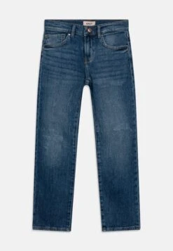 Kogmegan Wide - Vaqueros Rectos - Medium Blue Denim