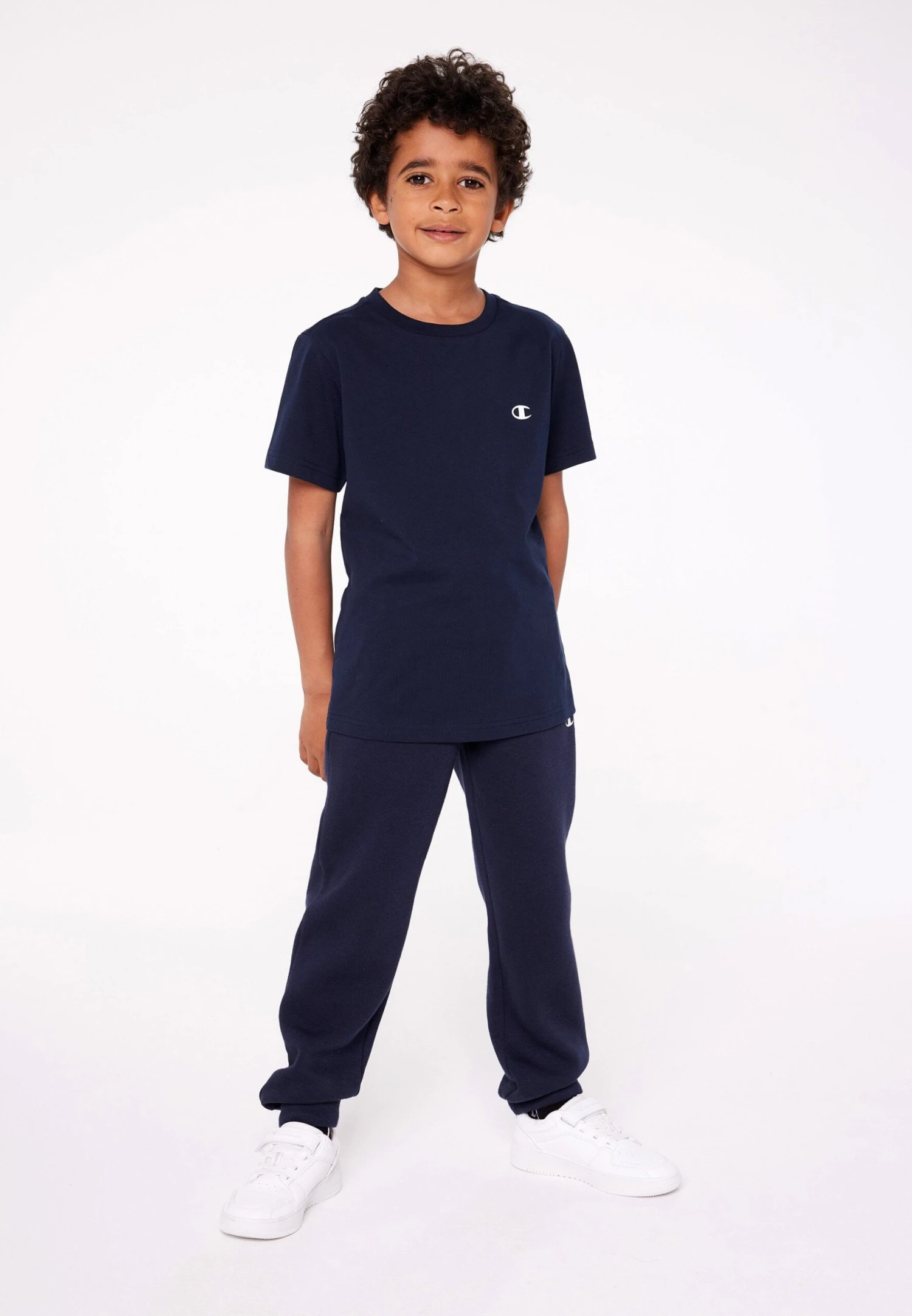 Champion Crewneck Unisex - Camiseta Básica - Dark Blue 2 Champion Crewneck Unisex - Camiseta Básica - Dark Blue - Imagen 2