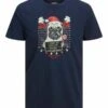Jack & Jones Junior Jungen X-Mas - Camiseta Estampada - Navy Blazer