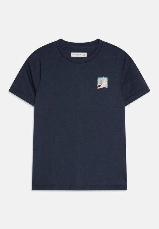 Abercrombie & Fitch Preppy Logo - Camiseta Estampada - Navy -Ropa Ventas 5c63614b0fdb4e88baa187922aebf089