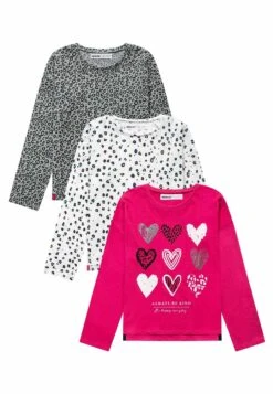 Minoti 3 Pack - Camiseta De Manga Larga - Pink