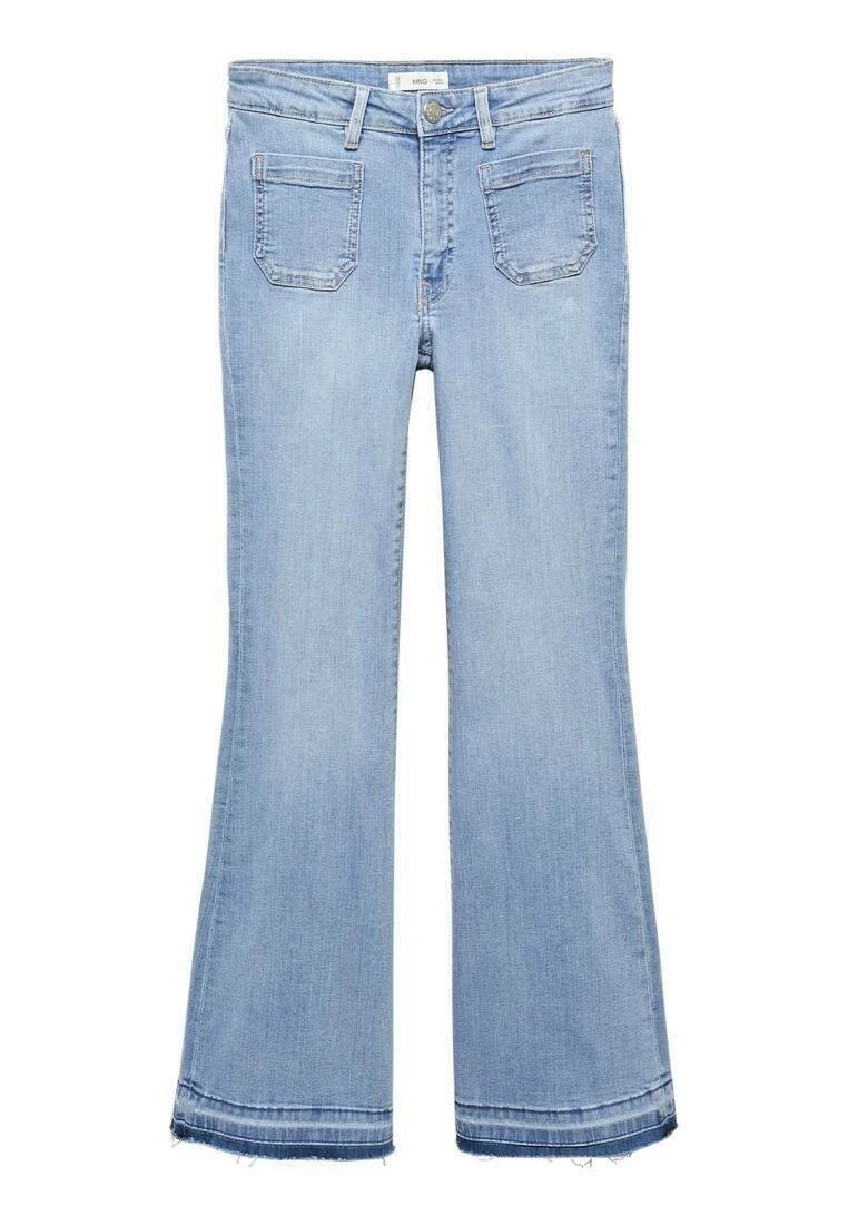 Mango Kids Pocket - Vaqueros A Campana - Light Blue 1 Mango Kids Pocket - Vaqueros A Campana - Light Blue