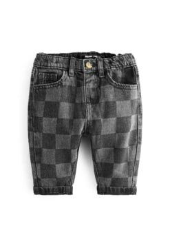 Next Checkerboard Standard - Vaqueros Boyfriend - Black
