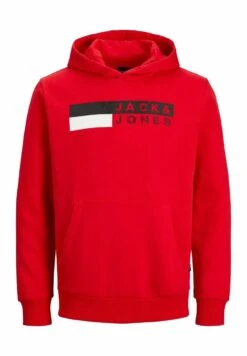 Jack & Jones Junior Jjecorp Logo Hood Jnr - Jersey Con Capucha - True Red