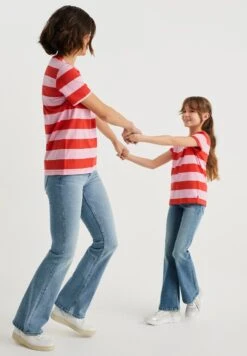 WE FASHION Met Dessin - Camiseta Estampada - Red -Ropa Ventas 796982fe88fa41b49950244cd5f22572