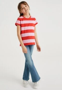 WE FASHION Met Dessin - Camiseta Estampada - Red