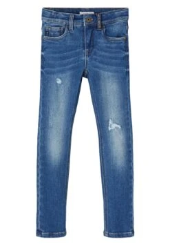 NAME IT Nkmconex Pant- Vaqueros Slim Fit - Dark Blue Denim