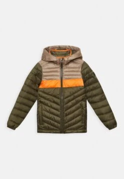 Jack & Jones Junior Jjehero Puffer Hood - Chaqueta De Invierno - Khaki
