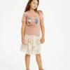 Tngabby S S - Camiseta Estampada - Peach Beige
