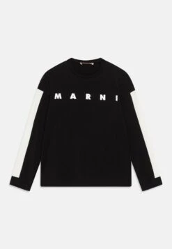 Marni Camiseta De Manga Larga - Black