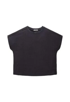 Tom Tailor Cropped- Camiseta Básica - Coal Grey