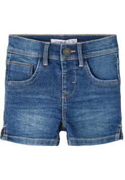 NAME IT Nmfsalli- Shorts Vaqueros - Dark Blue Denim