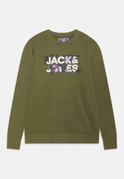 Jack & Jones Junior Jcodust Crew Neck - Sudadera - Olive Branch