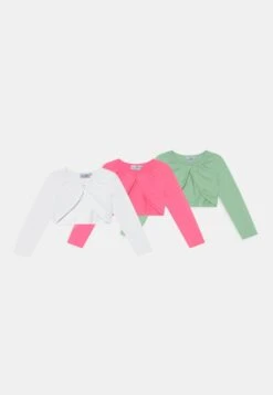 Bolero 3 Pack - Chaqueta De Punto - Green/Pink/White