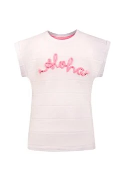 Aloha - Camiseta Estampada - Neon Coral
