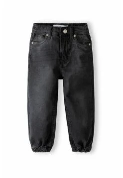 Minoti Elasticated Waist- Vaqueros Boyfriend - Black Denim