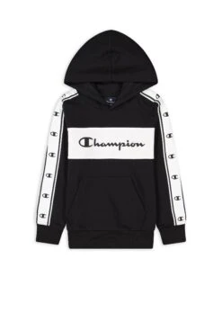 Champion American Tape - Jersey Con Capucha - Black And White