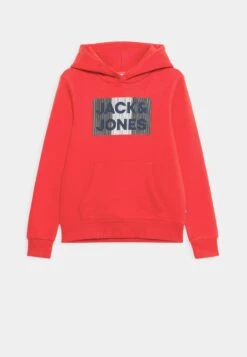 Jack & Jones Junior Jjecorp Logo- Jersey Con Capucha - True Red/Play