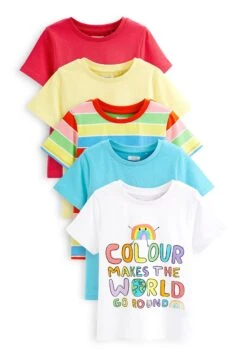 Next Stripe Character 5 Pack Standard - Camiseta Estampada - Rainbow
