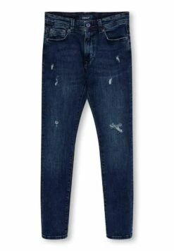 Kobchris - Vaqueros Tapered - Blue Black Denim