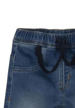 Adjustable Fixed Cord At The Waist - Vaqueros Rectos - Azul Claro -Ropa Ventas ebe36ee59f174a2097bf164d81d90483