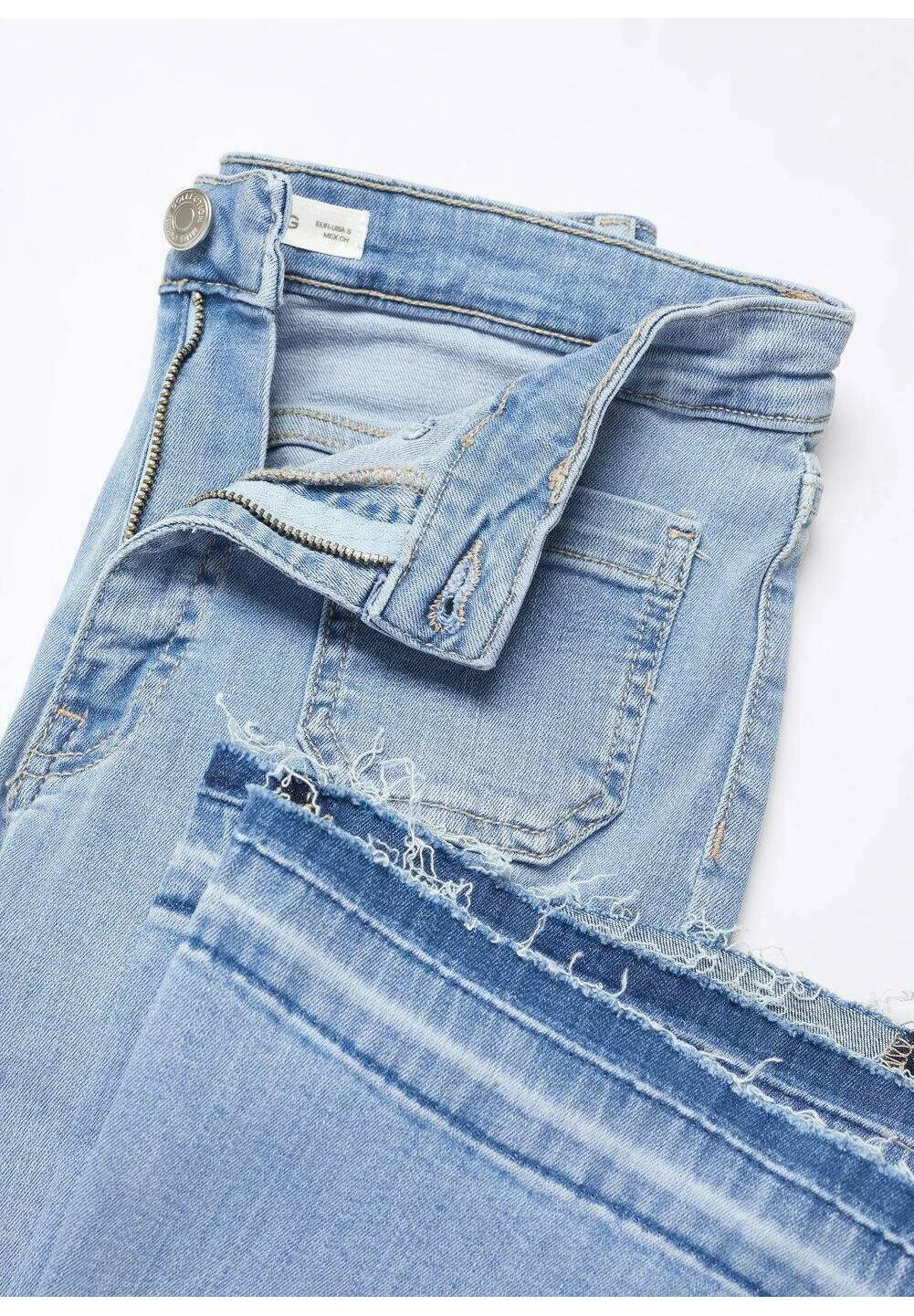 Mango Kids Pocket - Vaqueros A Campana - Light Blue 2 Mango Kids Pocket - Vaqueros A Campana - Light Blue - Imagen 2