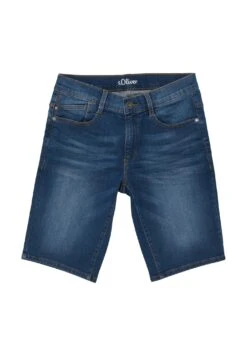 S.Oliver Shorts Vaqueros - Blau