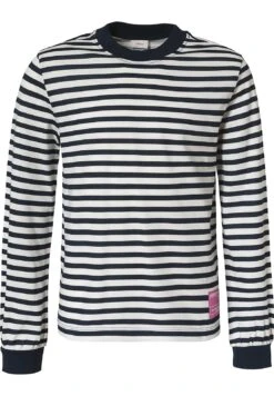 S.Oliver Langarm - Camiseta Estampada - Blau