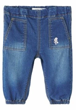 NAME IT Weiche - Vaqueros Boyfriend - Dark Blue Denim